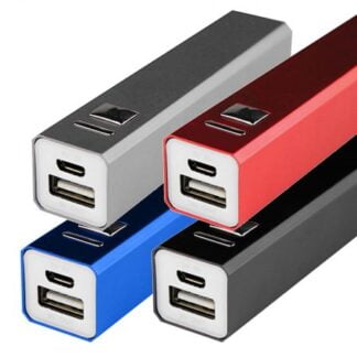 Aluminum Square Power Bank 2200