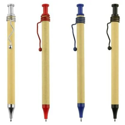Spiral Recycled Cardboard Pen - Image 2