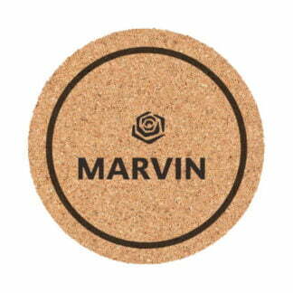 Vineyards Cork Coaster-Round